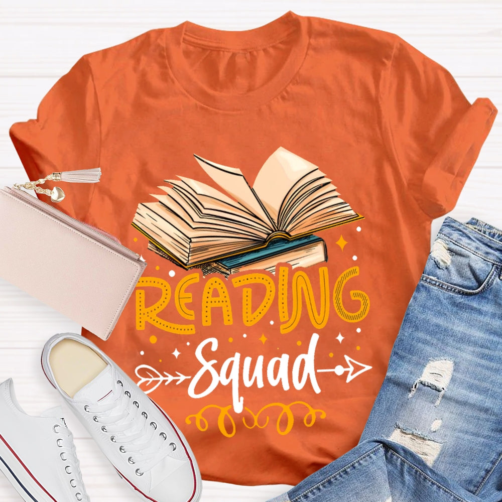 Reading Squad Books T-shirt