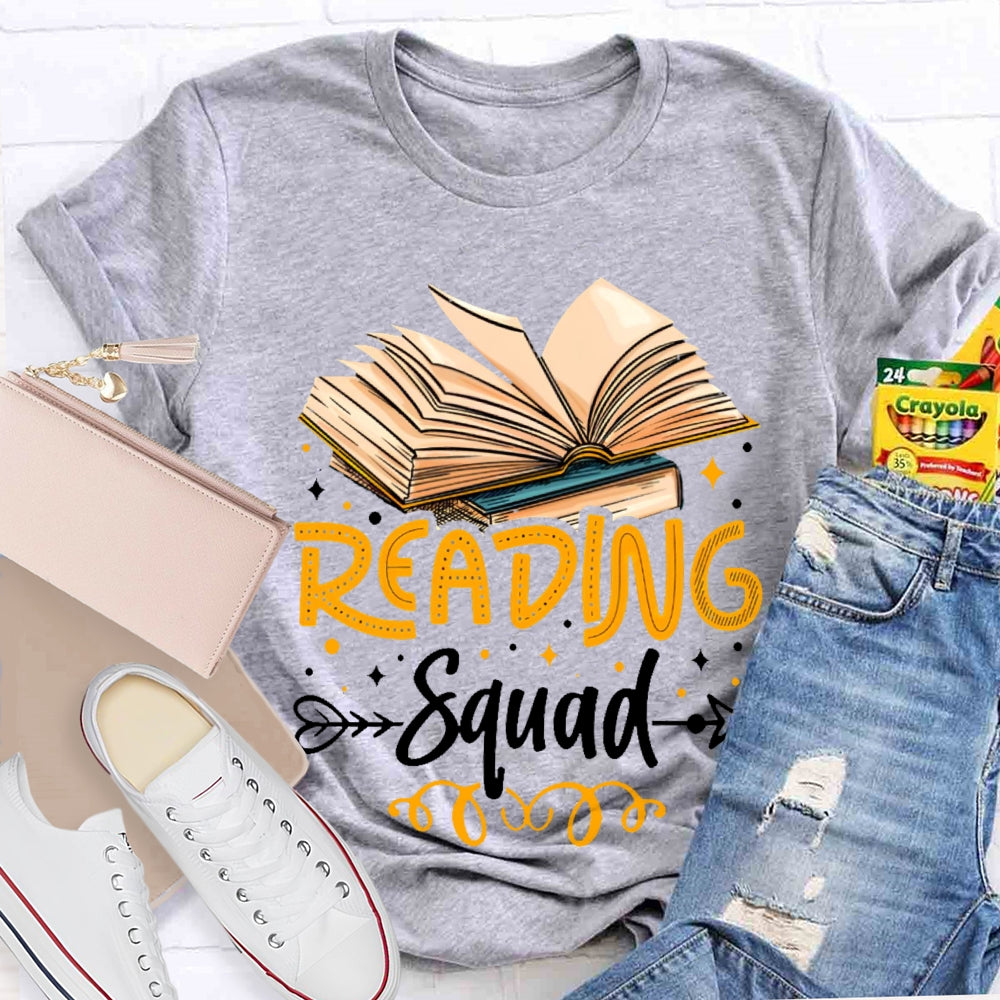Reading Squad Books T-shirt