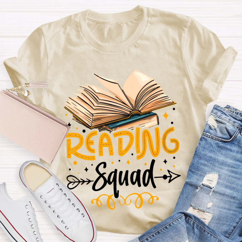 Reading Squad Books T-shirt