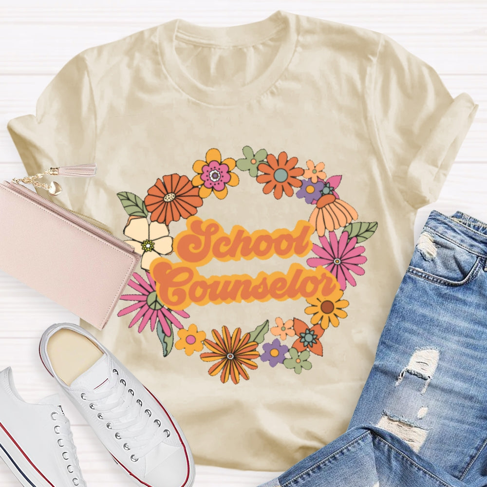 School Counselor Letters T-shirt