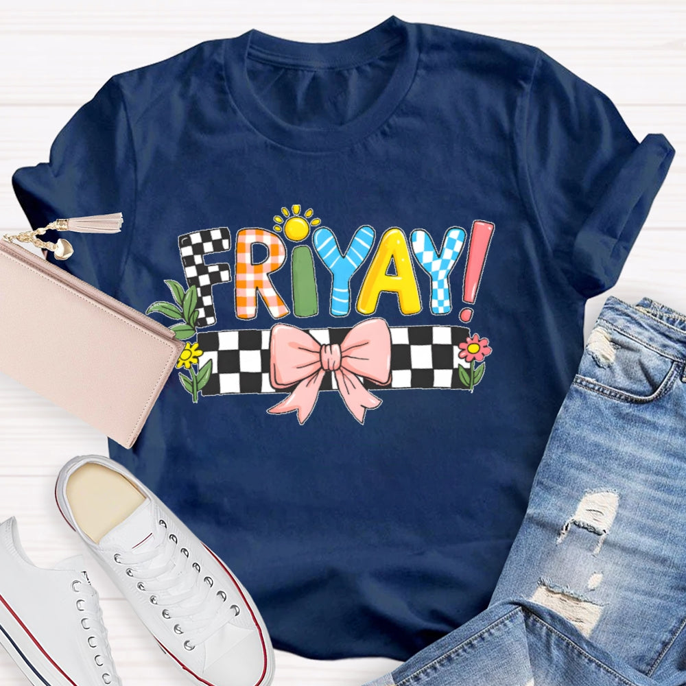 Friyay Lattice Letters T-shirt