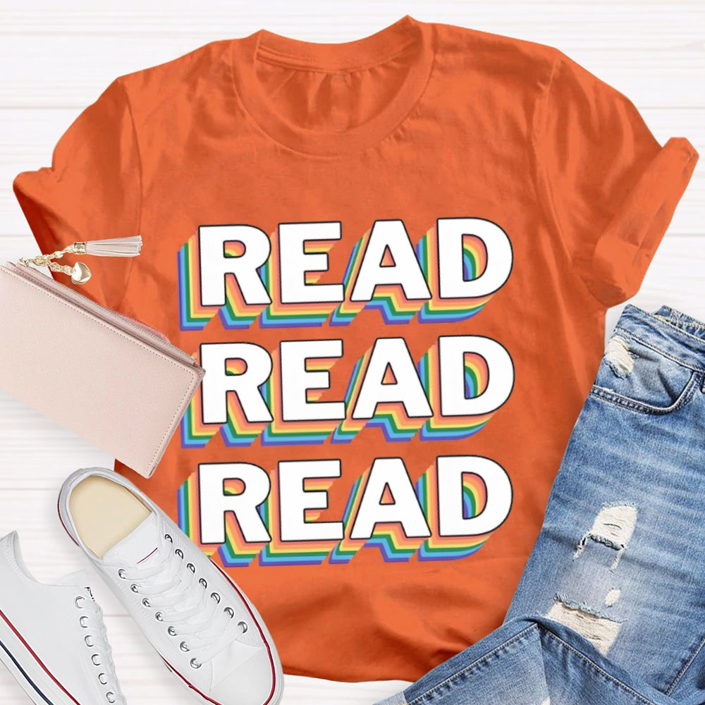Read Overlapping Letters T-shirt