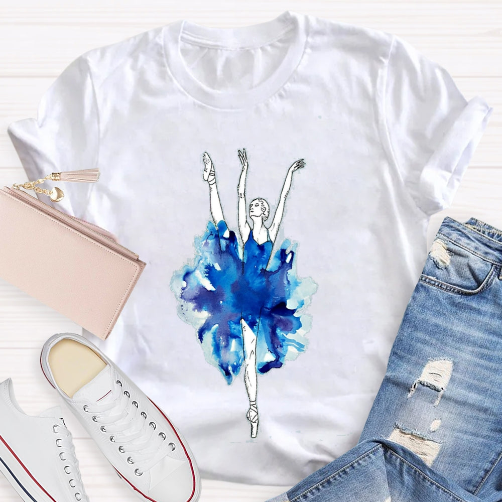 Jumping Dance Posture Dance Teacher T-Shirt