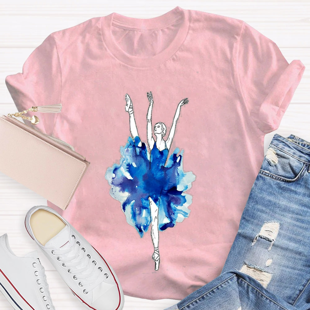 Jumping Dance Posture Dance Teacher T-Shirt