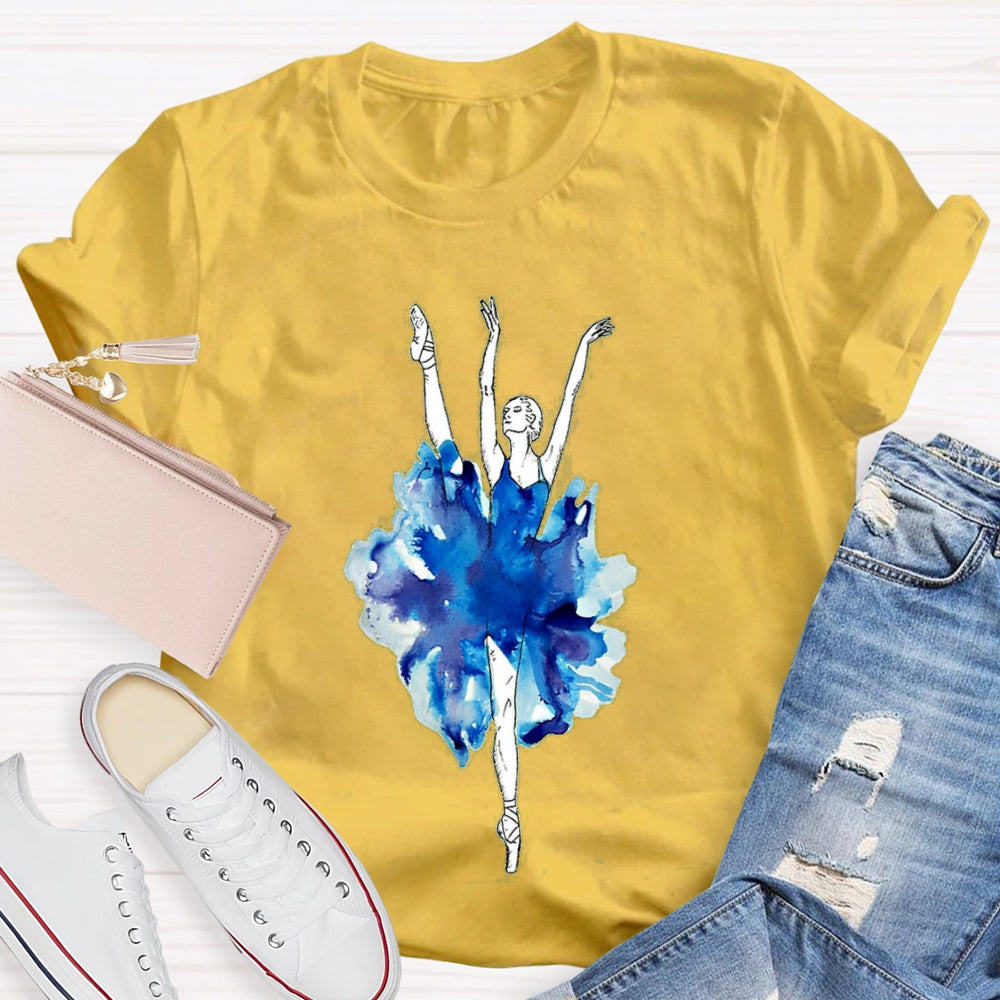 Jumping Dance Posture Dance Teacher T-Shirt
