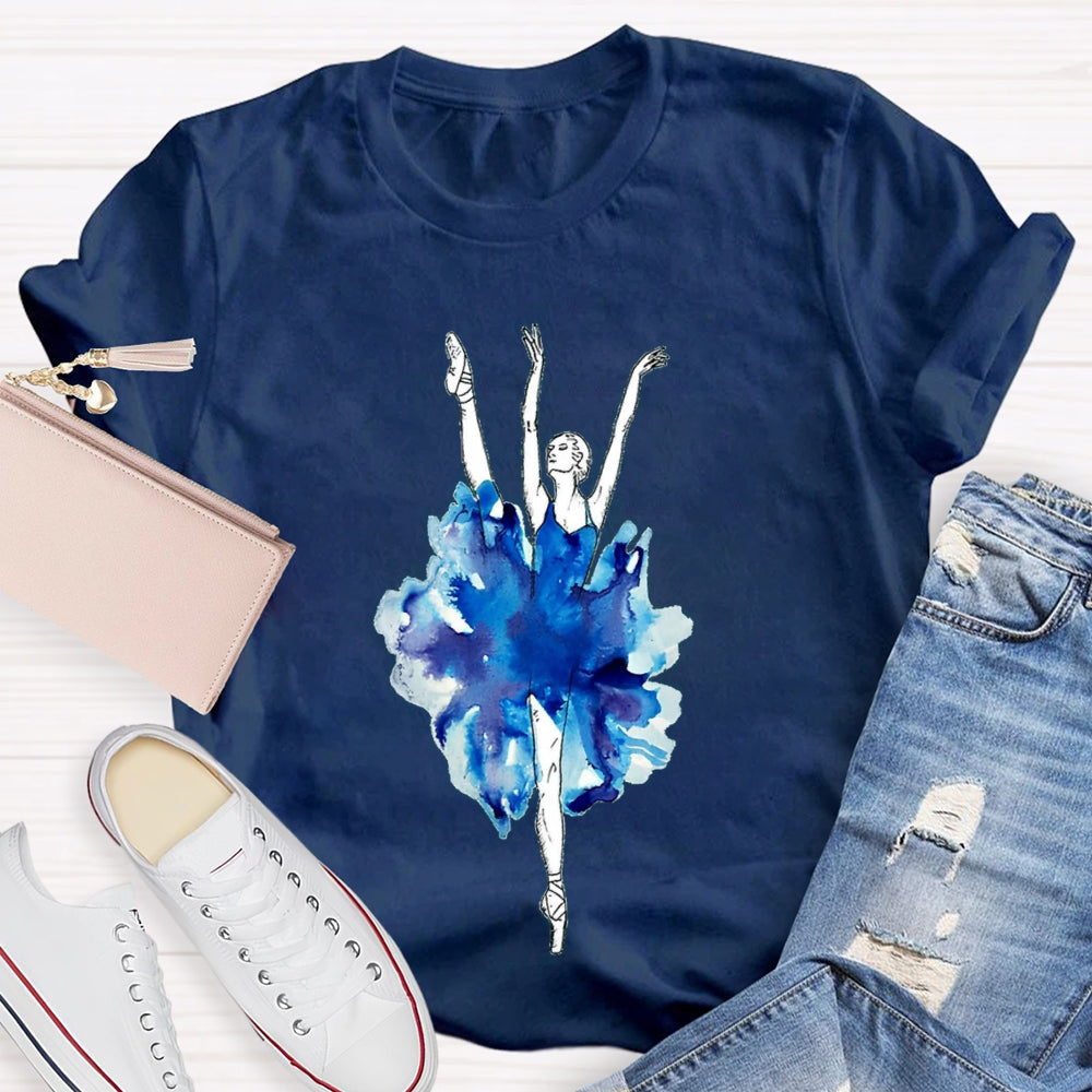Jumping Dance Posture Dance Teacher T-Shirt