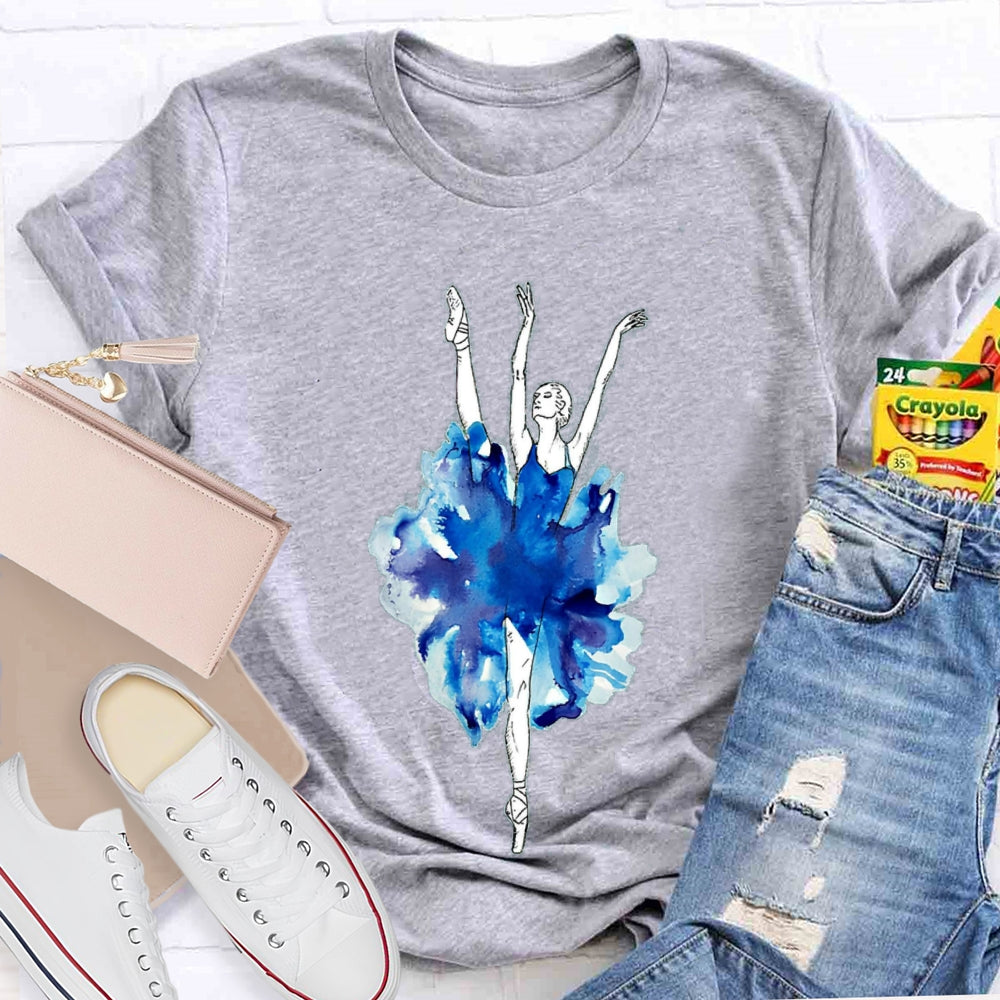 Jumping Dance Posture Dance Teacher T-Shirt