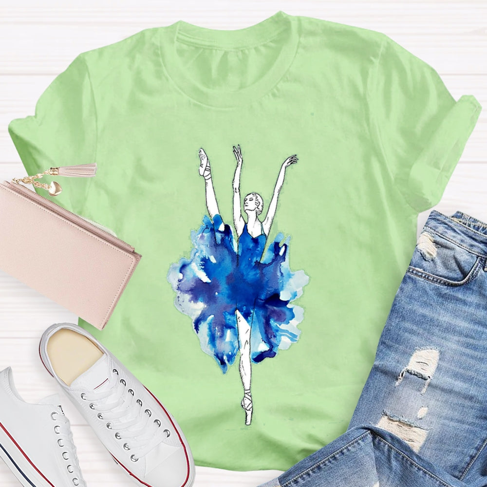 Jumping Dance Posture Dance Teacher T-Shirt