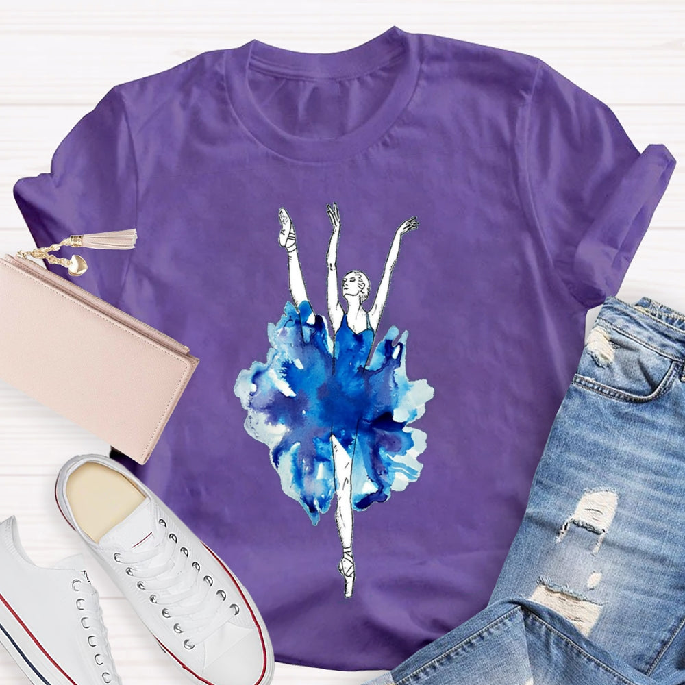 Jumping Dance Posture Dance Teacher T-Shirt