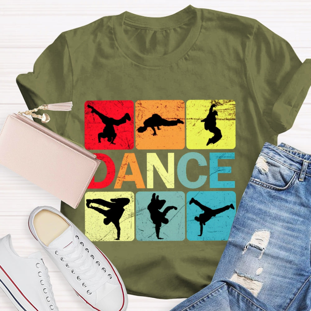Dance Action Block Elements T-shirt
