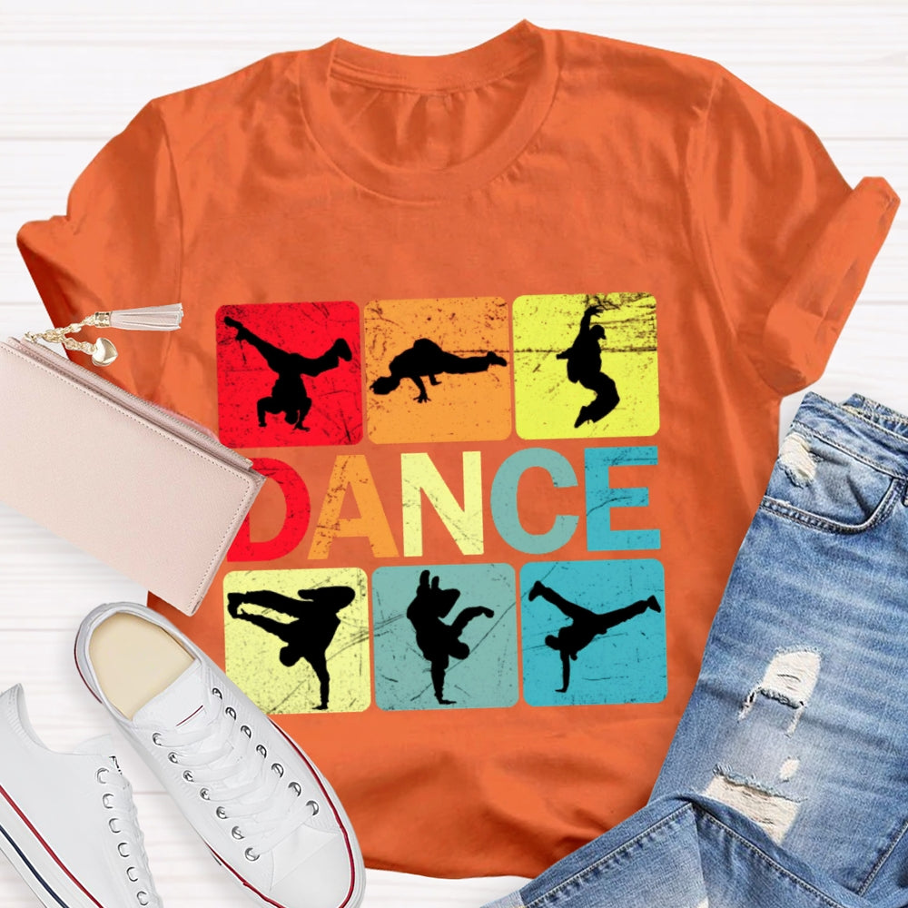 Dance Action Block Elements T-shirt