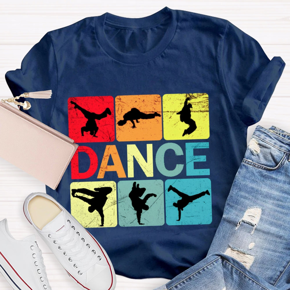 Dance Action Block Elements T-shirt