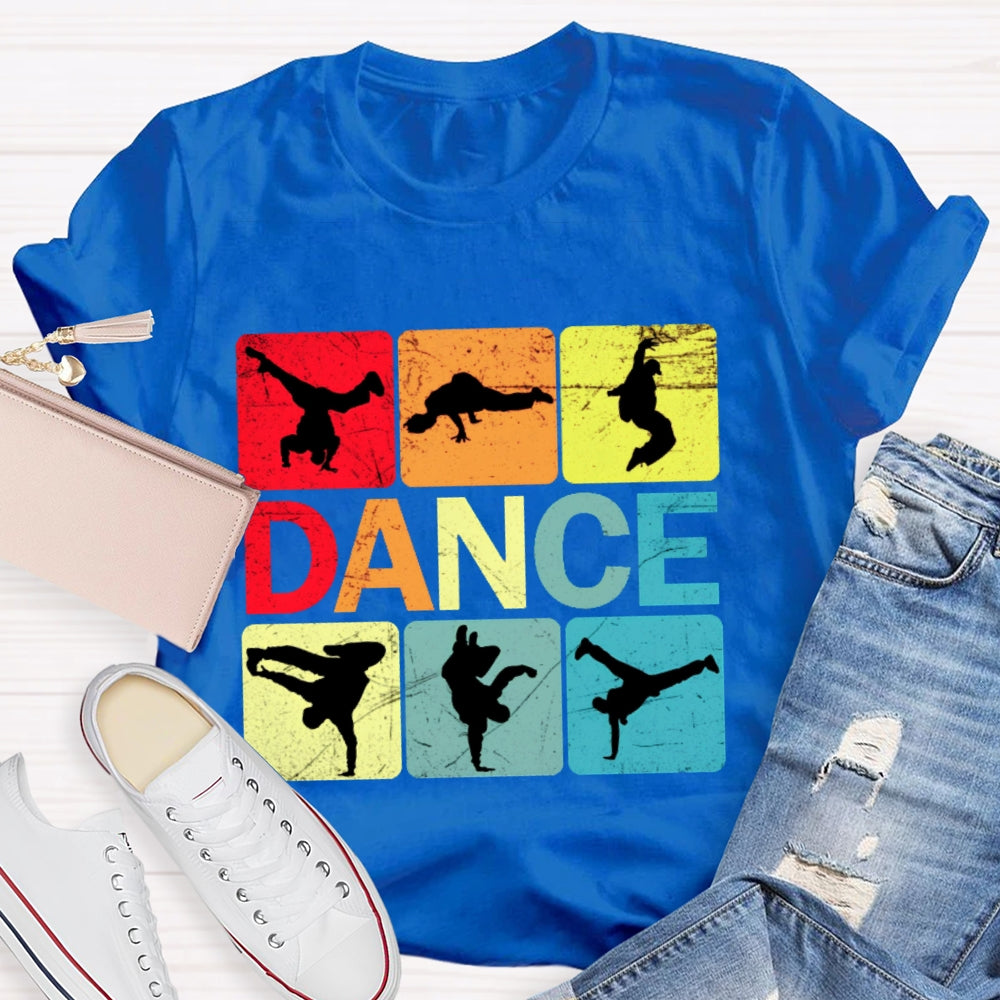 Dance Action Block Elements T-shirt