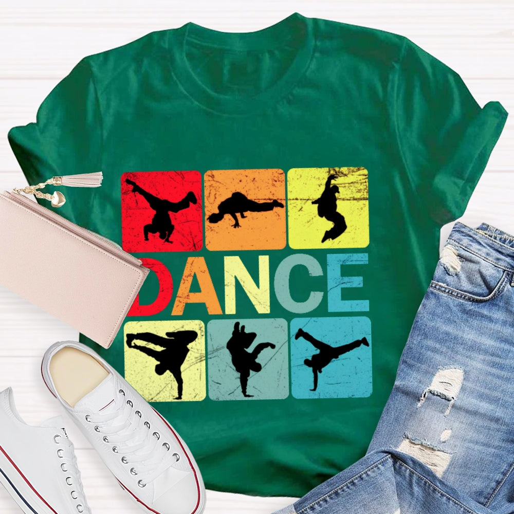 Dance Action Block Elements T-shirt