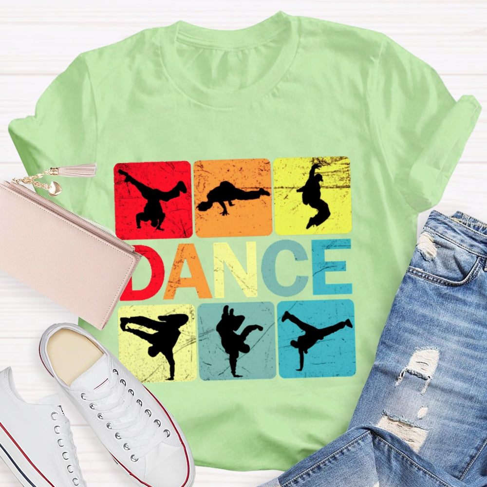 Dance Action Block Elements T-shirt