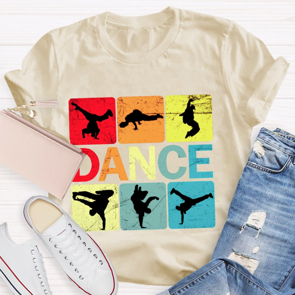 Dance Action Block Elements T-shirt