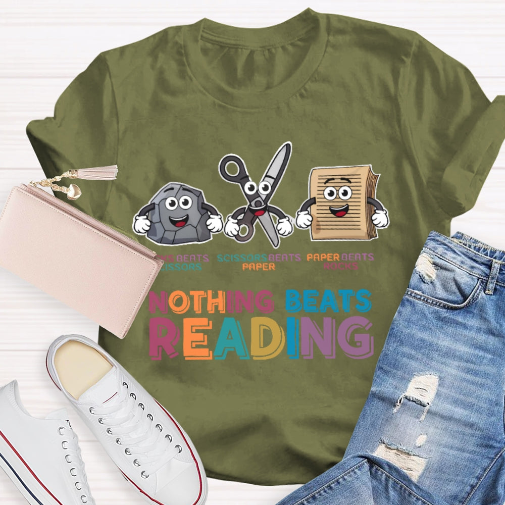 Nothing Beats Reading Funny Letters T-shirt