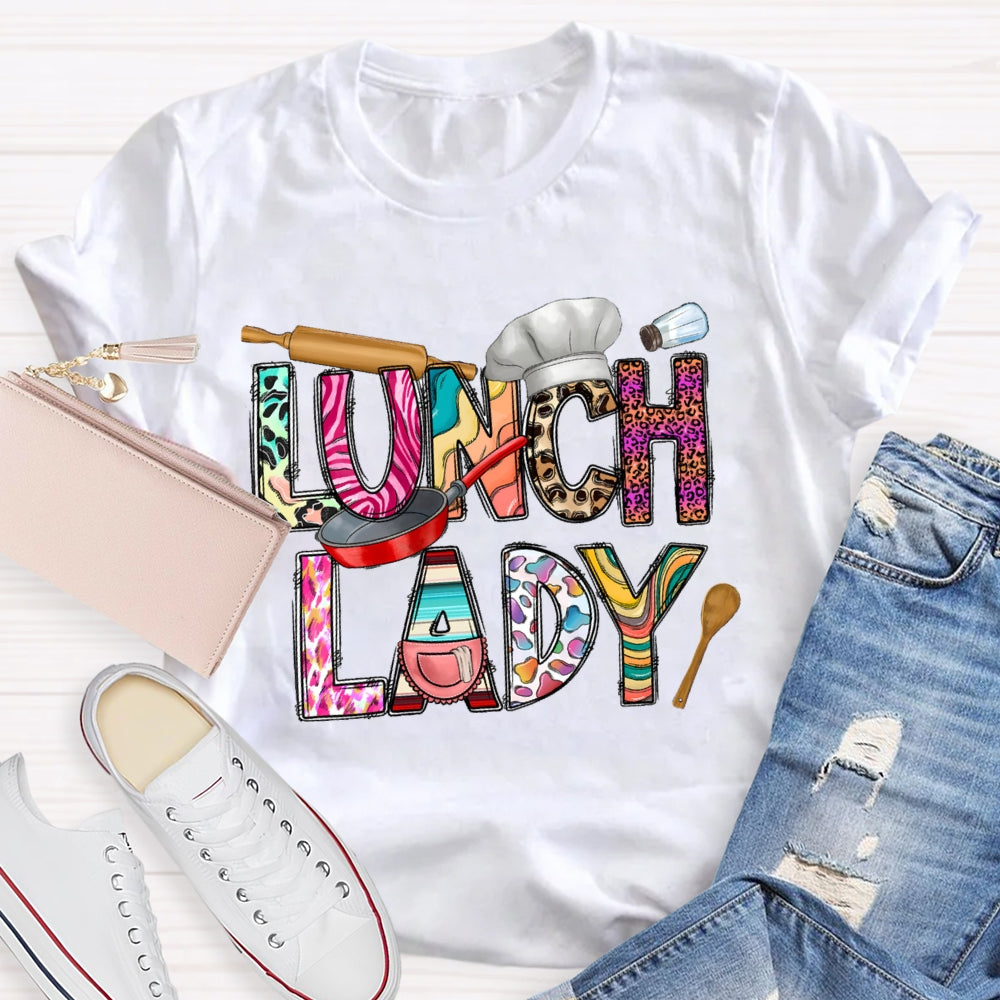 Lunch Lady Interesting Kitchenware T-shirt