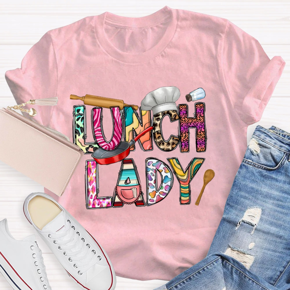 Lunch Lady Interesting Kitchenware T-shirt