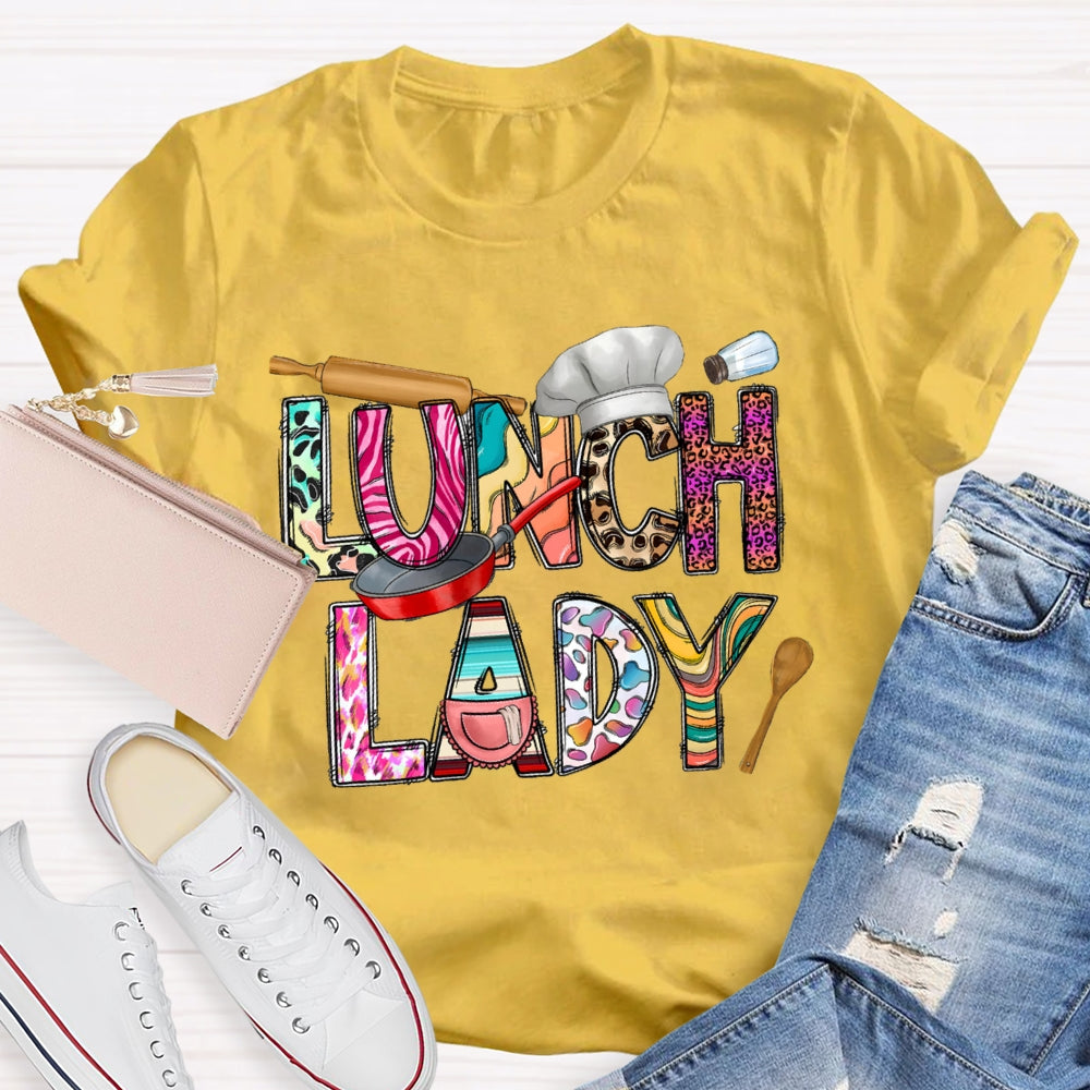 Lunch Lady Interesting Kitchenware T-shirt
