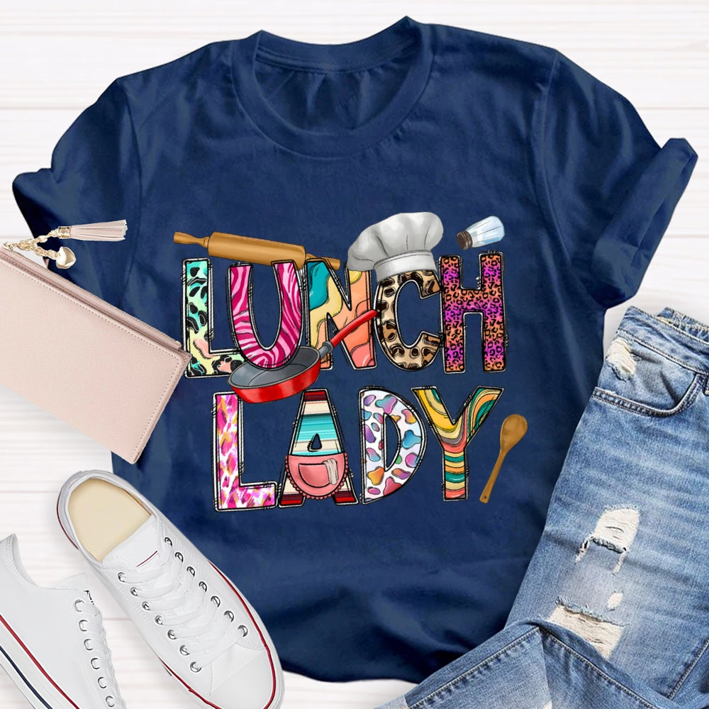 Lunch Lady Interesting Kitchenware T-shirt