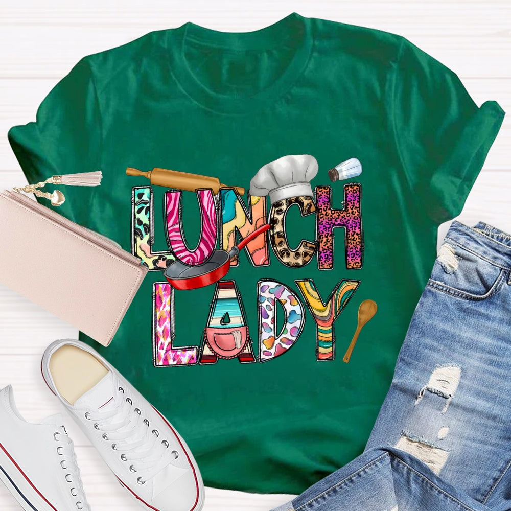 Lunch Lady Interesting Kitchenware T-shirt
