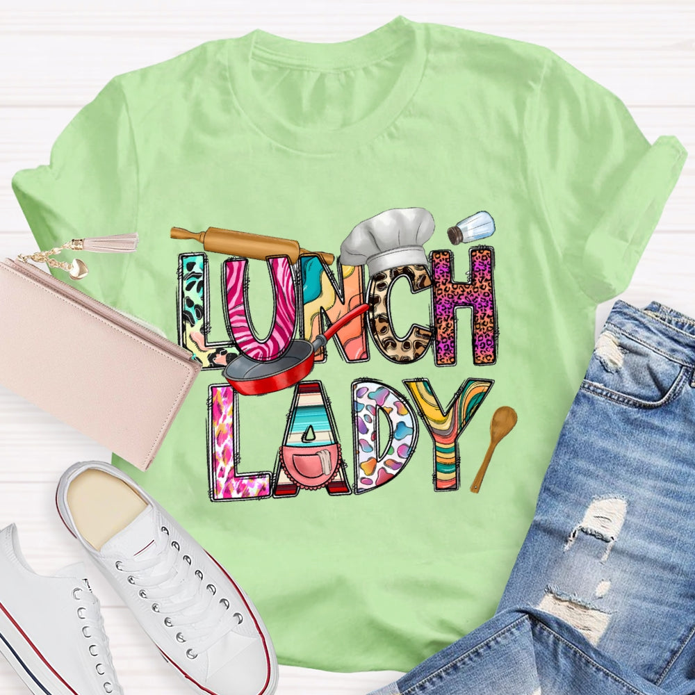Lunch Lady Interesting Kitchenware T-shirt