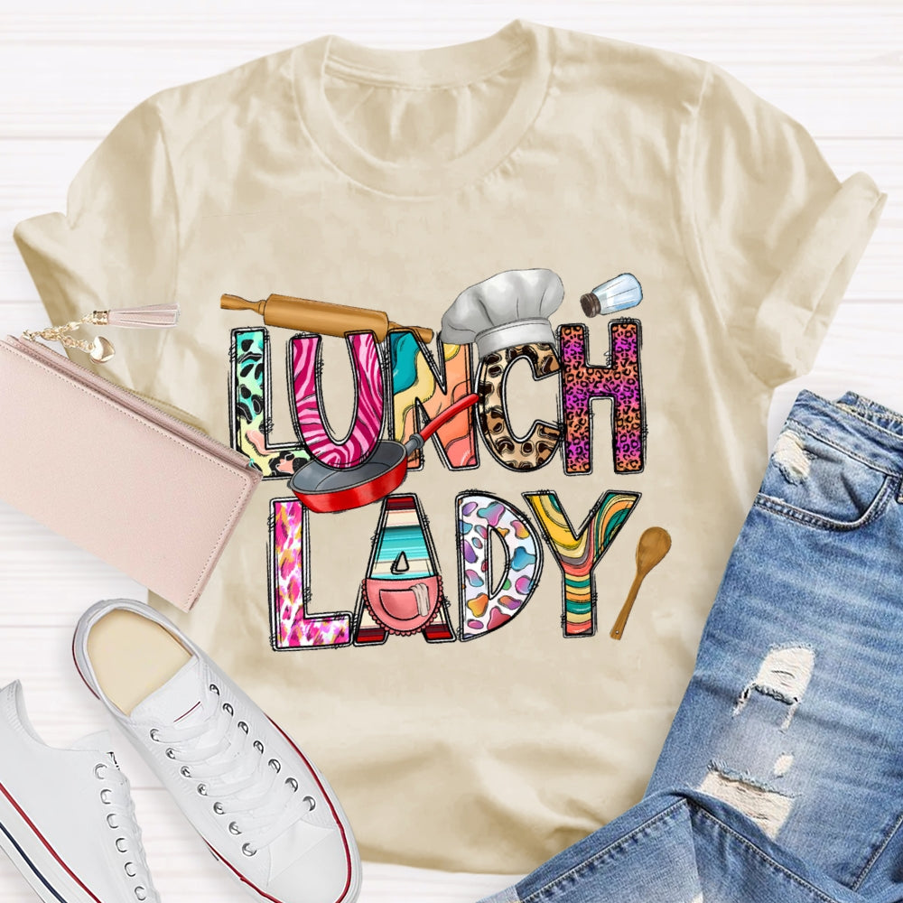 Lunch Lady Interesting Kitchenware T-shirt