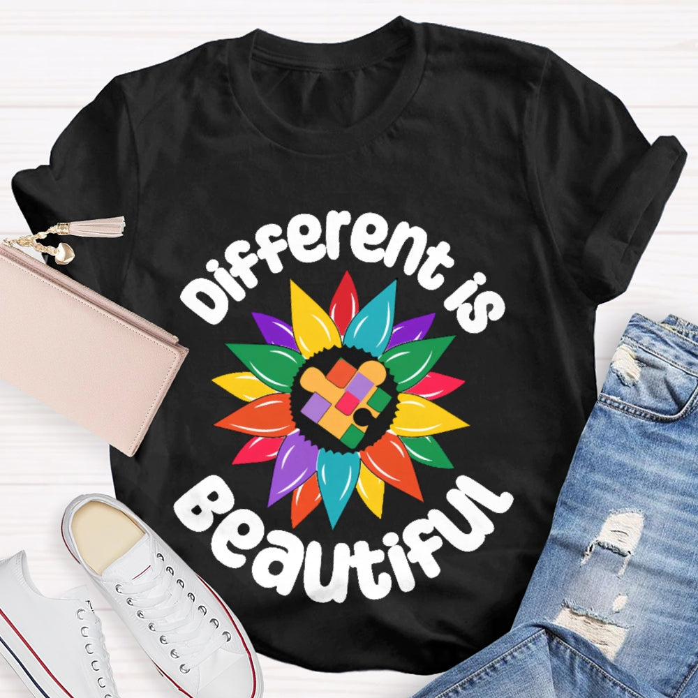 Different Is Beautiful Funny T-shirt