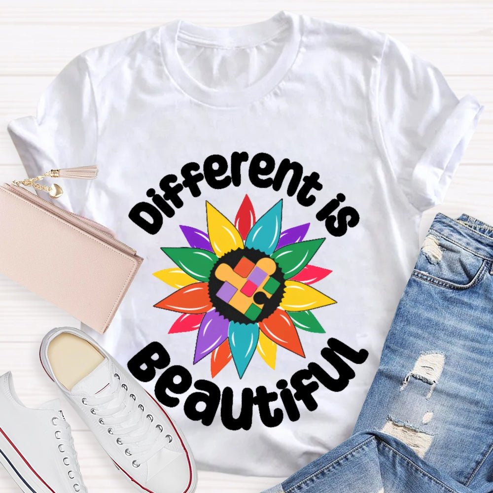 Different Is Beautiful Funny T-shirt