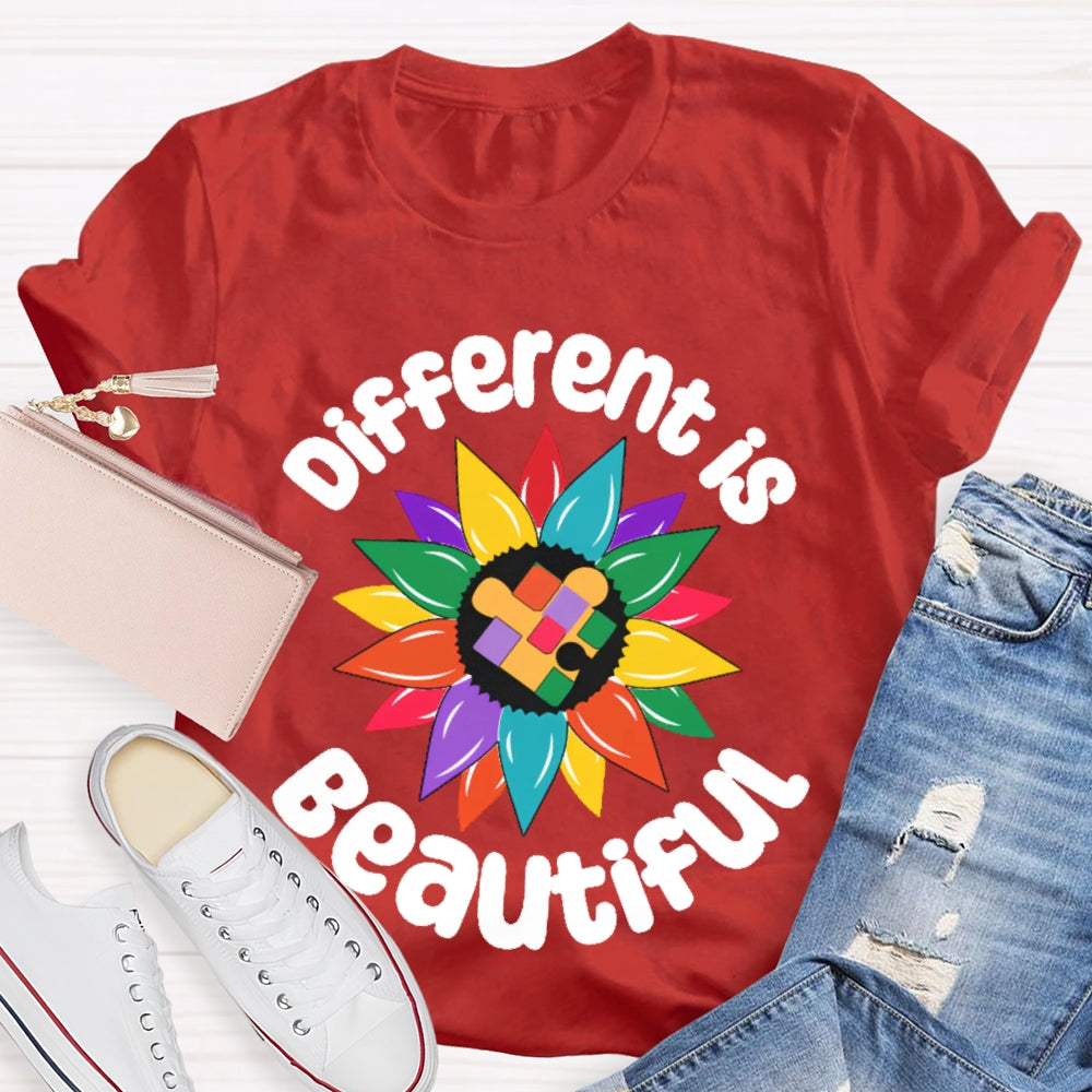 Different Is Beautiful Funny T-shirt