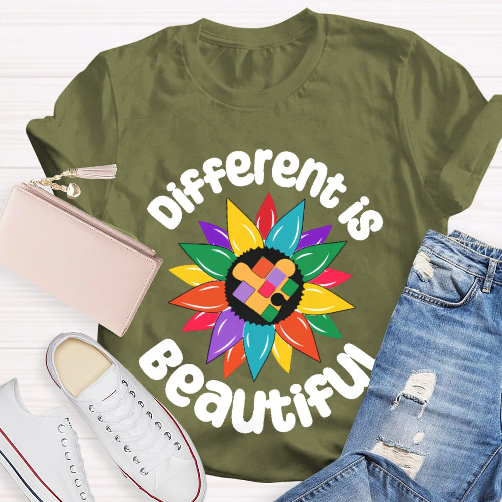 Different Is Beautiful Funny T-shirt