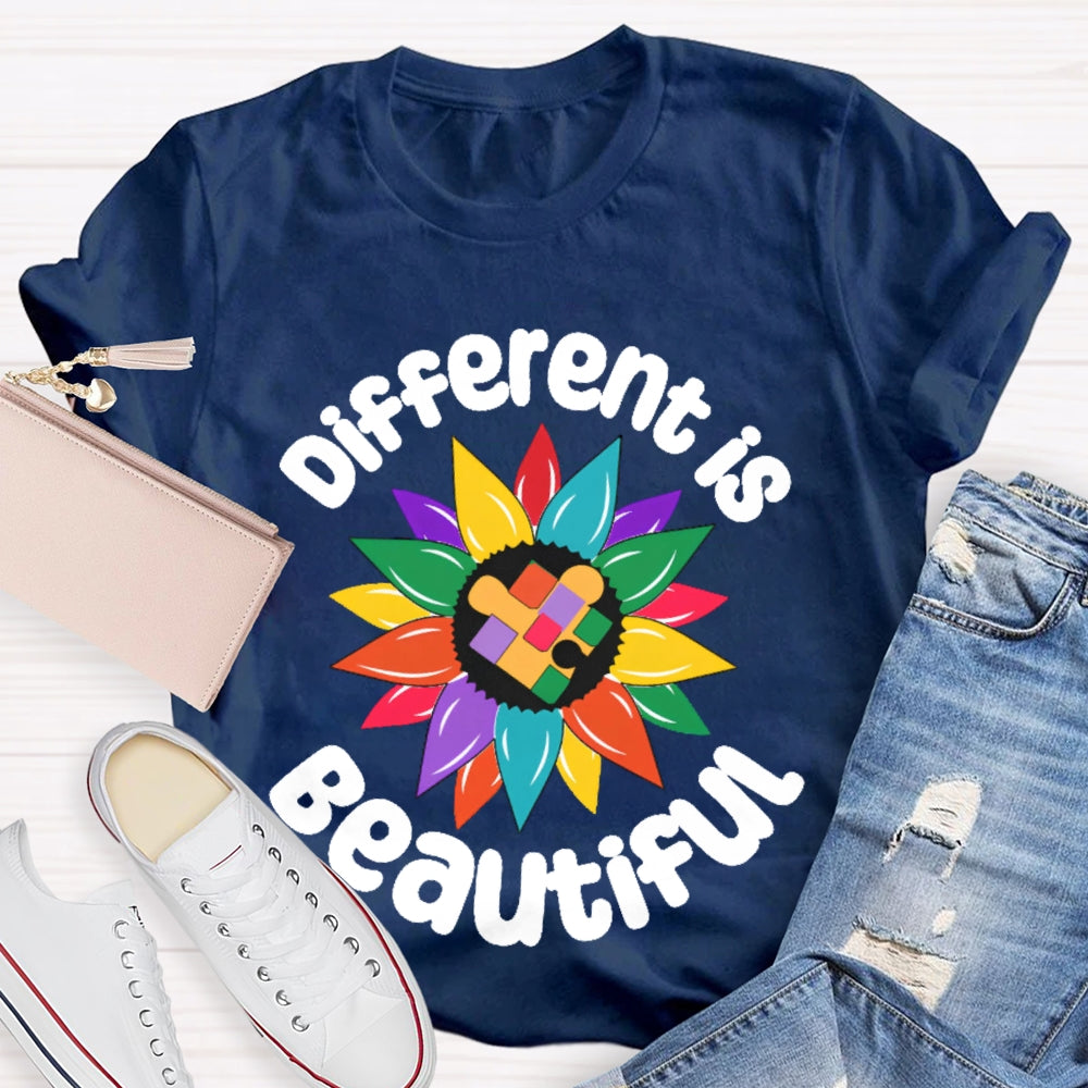 Different Is Beautiful Funny T-shirt