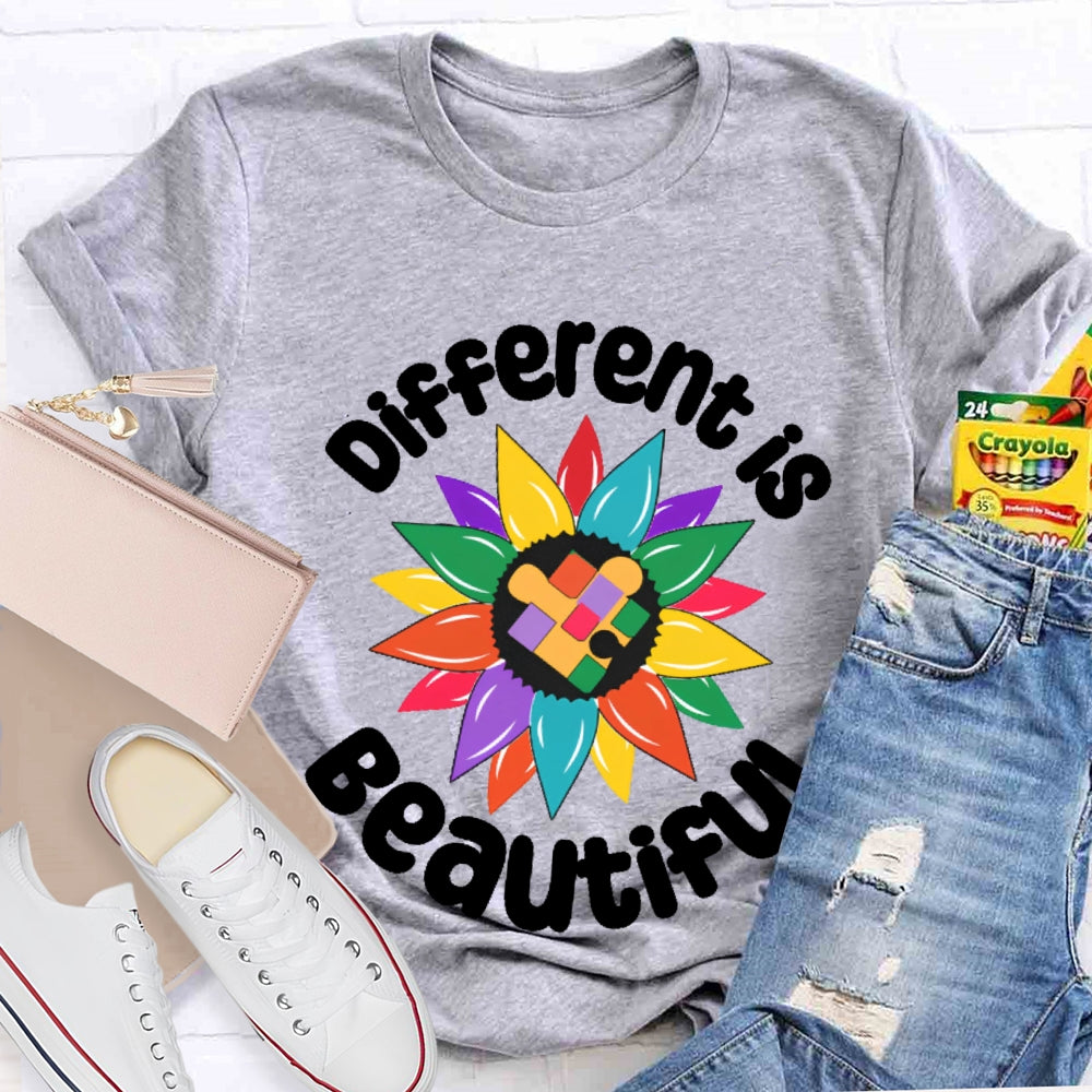Different Is Beautiful Funny T-shirt