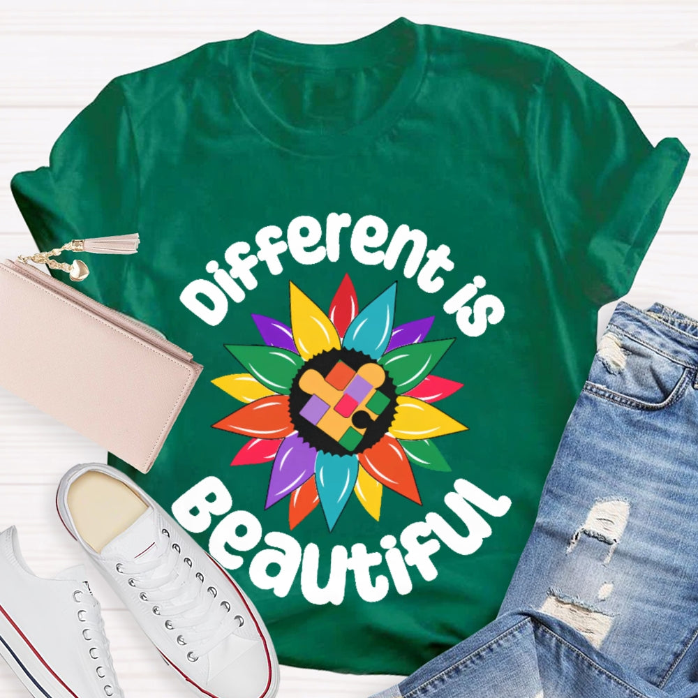 Different Is Beautiful Funny T-shirt