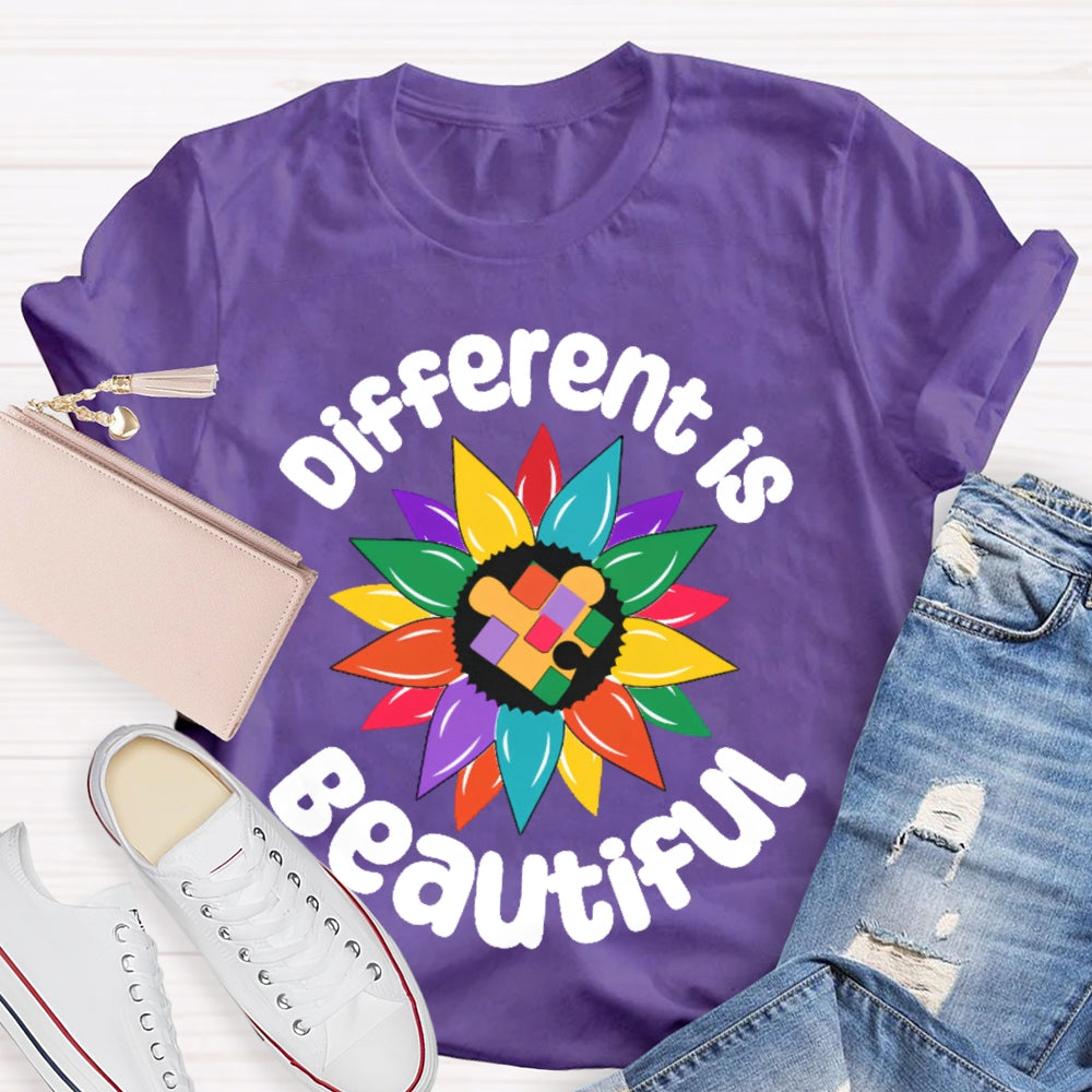 Different Is Beautiful Funny T-shirt