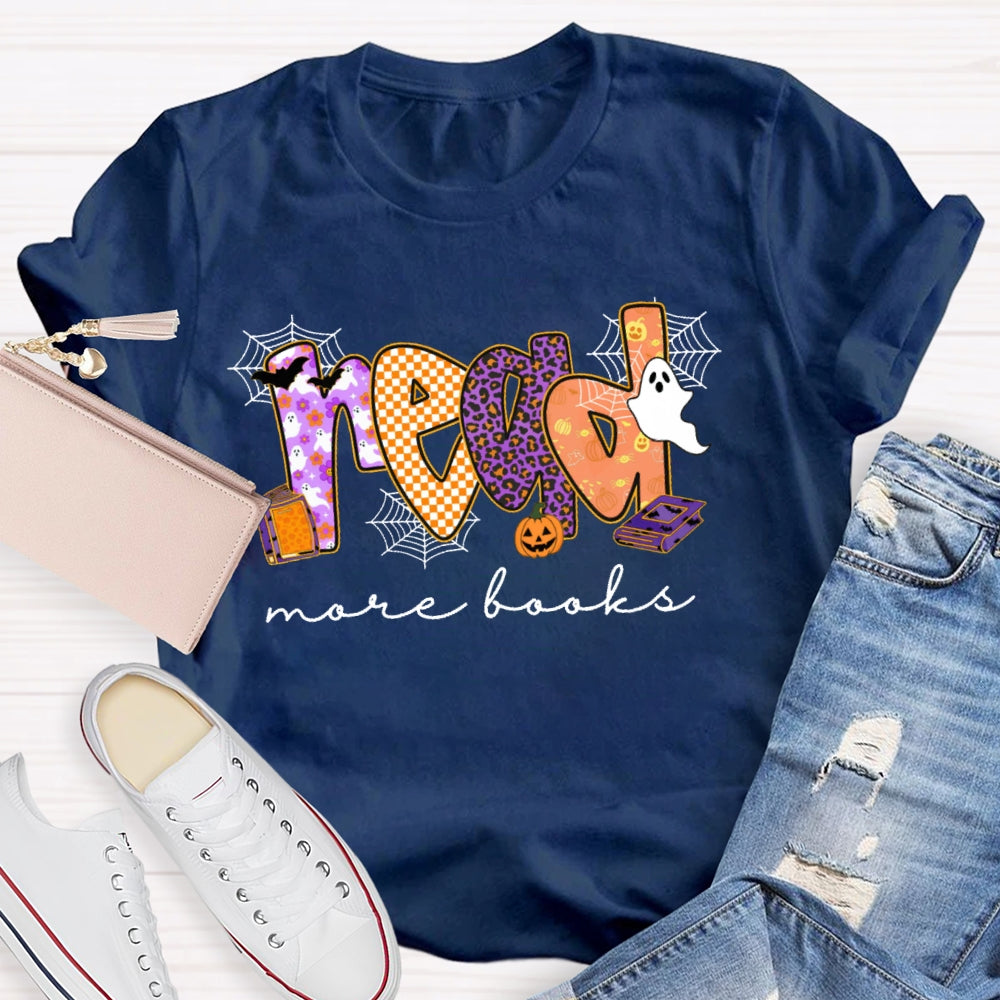 Read More Books Halloween Funny T-shirt