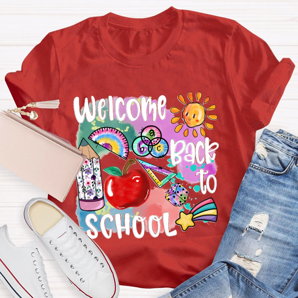 Welcome Back To School Shirt Funny Teachers T-shirt
