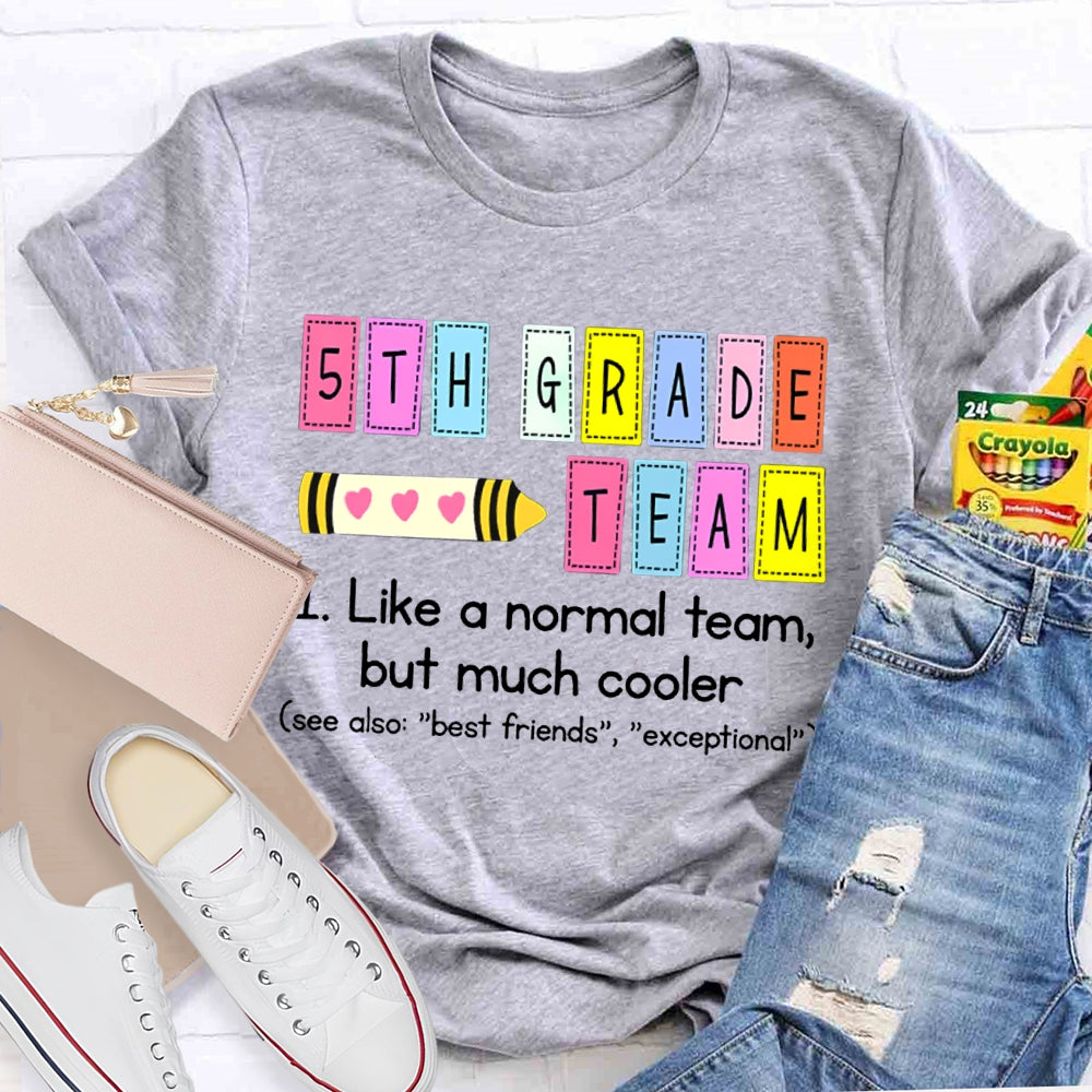 Personalized Grade Back To School Teacher T-Shirt