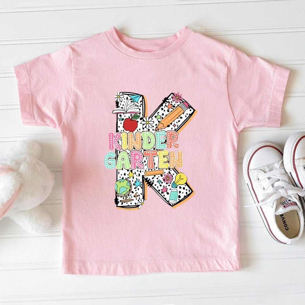 Personalized Grade K Is For Kindergarten Toddler T-Shirts