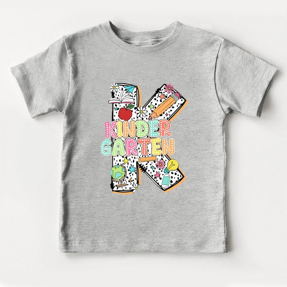 Personalized Grade K Is For Kindergarten Toddler T-Shirts