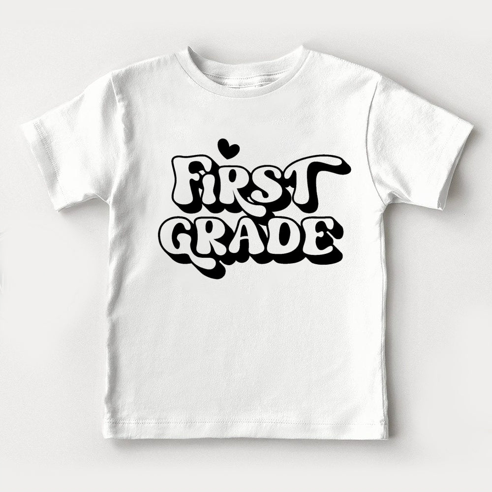 Personalized Grade Heart Toddler T-Shirts