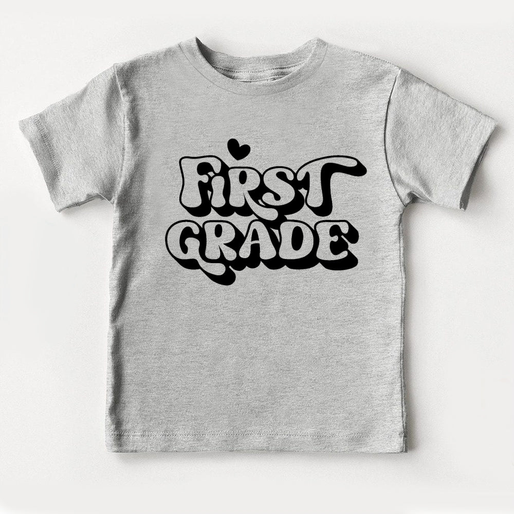 Personalized Grade Heart Toddler T-Shirts