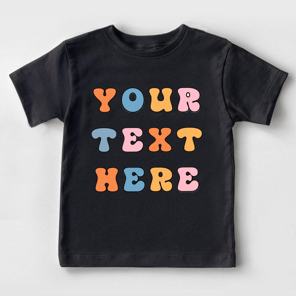 Personalized Name And Grade Kinder Garten Your Text Here Toddler&Kids Tees