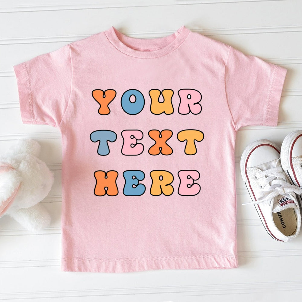 Personalized Name And Grade Kinder Garten Your Text Here Toddler&Kids Tees