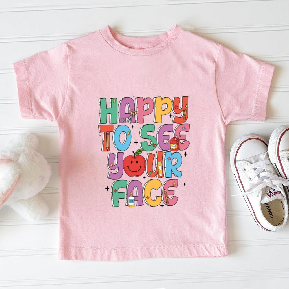 Happy To See Your Face Toddler&Kids Tees