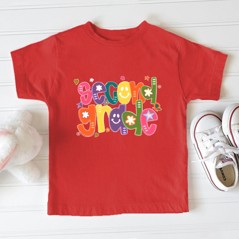 Personalized Grade Second Grade Toddler&Kids Tees