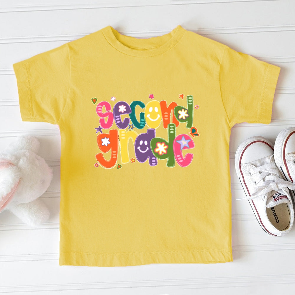 Personalized Grade Second Grade Toddler&Kids Tees
