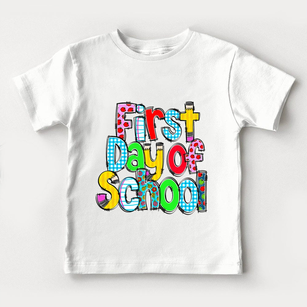 First Day Of School Toddler&Kids Tees