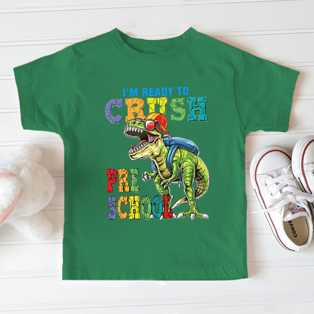 Personalized Grade I'M Ready To Crush Preschool Toddler&Kids Tees